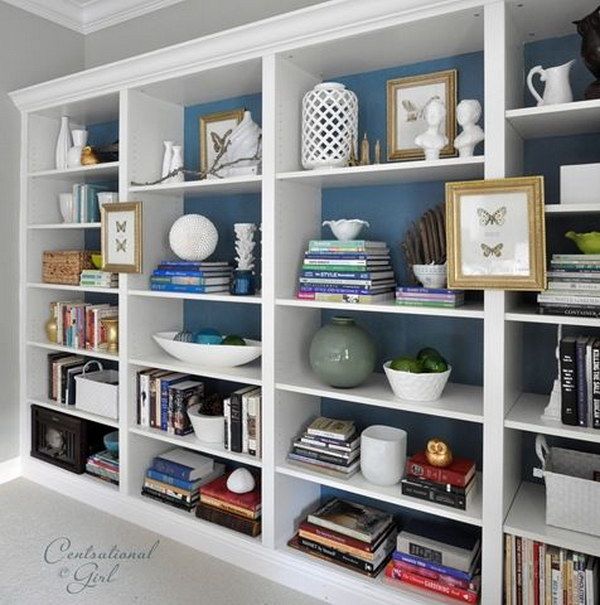 Bookshelf Ideas 30 Awesome Ikea Billy Hacks For Your Inspiration |  pinterest |  ikea HWENQFD