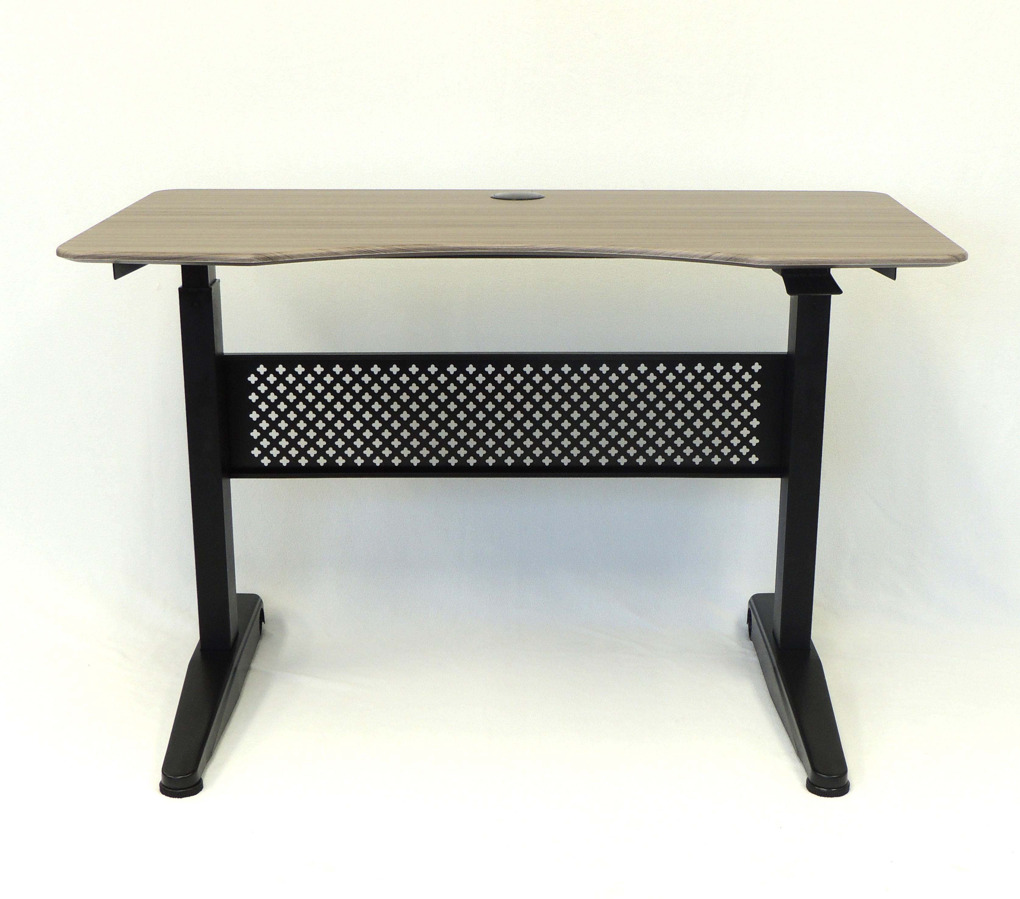 boss height-adjustable desk 48u2033 x 26.5u2033, driftwood ZLWNIWR
