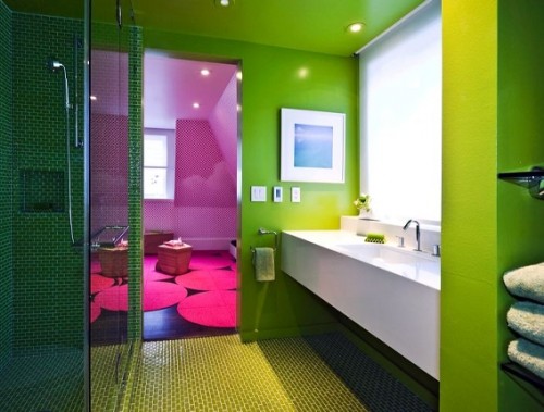 43 bright and colorful bathroom design ideas - DigsDi