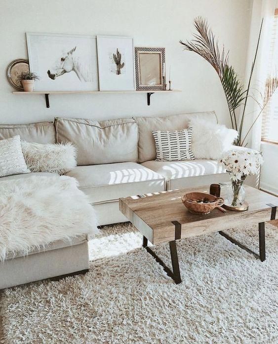 Bright living room ideas;  cozy living room decorations;  white life.