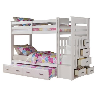 Bunk beds allentown kids bunk bed - white (twin / twin) - acme PCXWXTO
