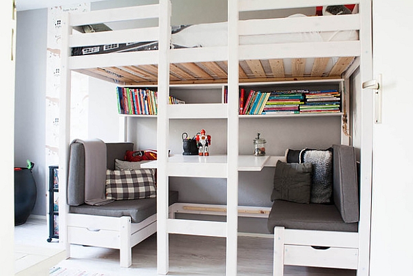 Bunk beds with a desk What is a loft bed with a desk?  YBPHTTG