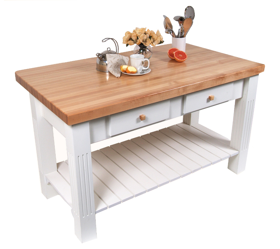 butcher block table boos maple grazzi table with drop leaf - 2-1 / 4 ZAEYPDY