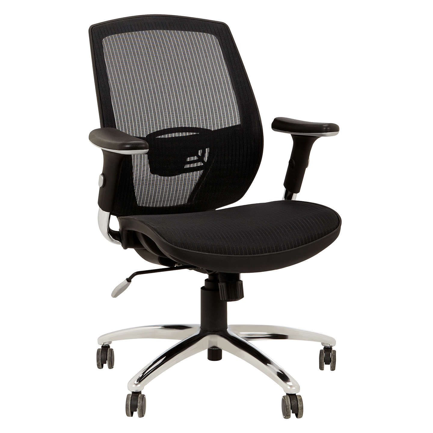 john lewis murray ergonomic office chair, black buy online at johnlewis.com ... FYFGEAG