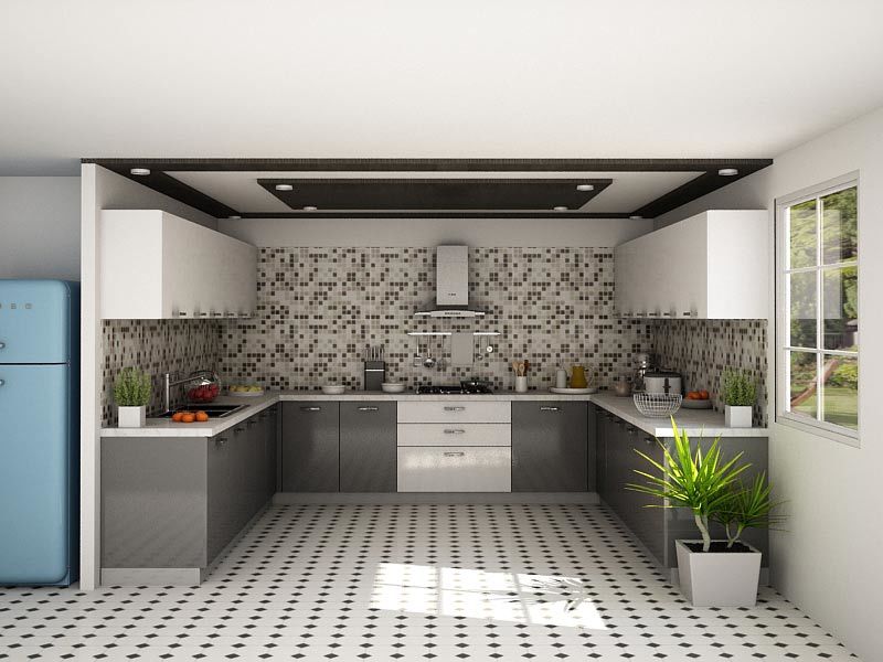 catalina U-shaped modular kitchen designs IPYGKSI