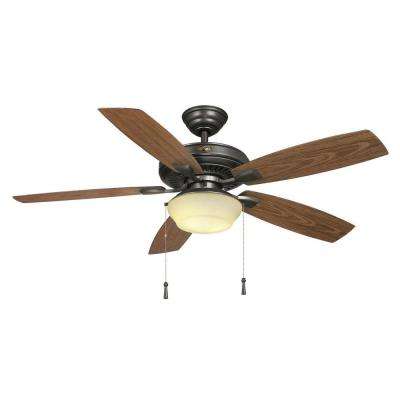 Ceiling fans with lighting LED ceiling fan made of natural iron for indoor and outdoor use with REKFYRM lighting set