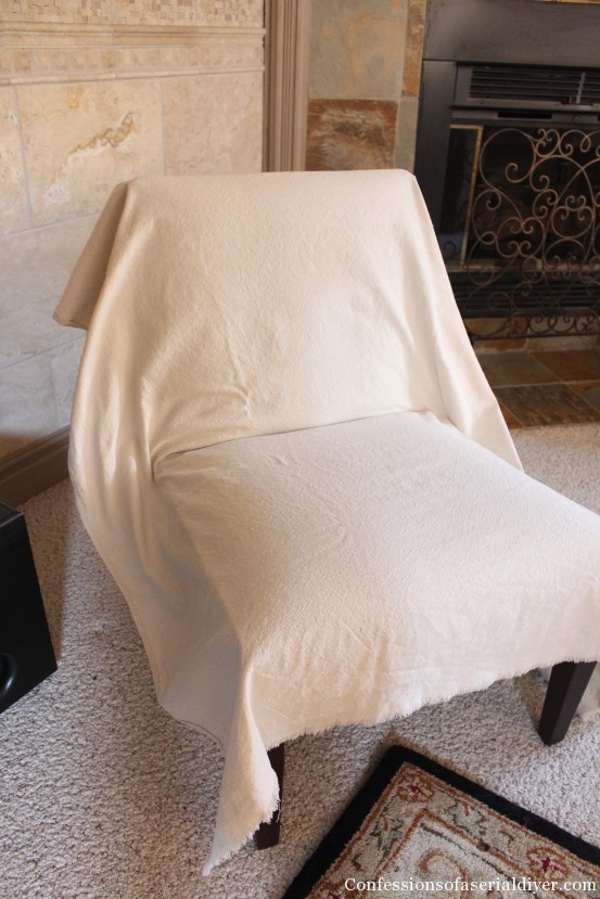 Chair covers Cover for an armless accent chair DBPYLPV