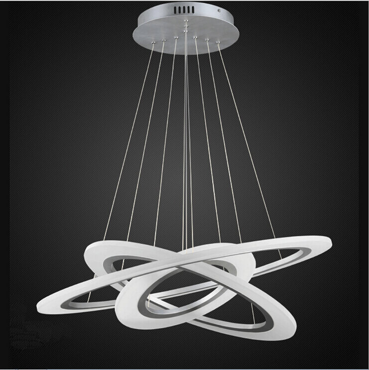 Chandelier lighting 3-ring modern pendant light |  modern.place NYVFXUP