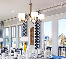 Chandelier style dining room lighting IDHPXAD