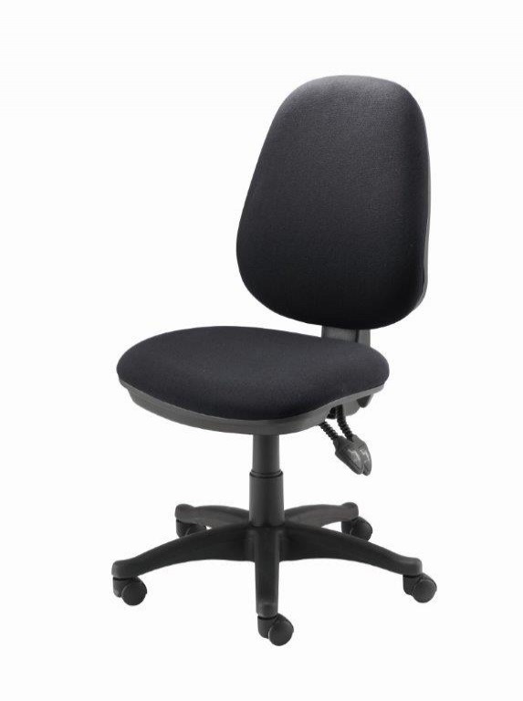 Computer chair anthracite - office chair with 2 levers DAMEPBT