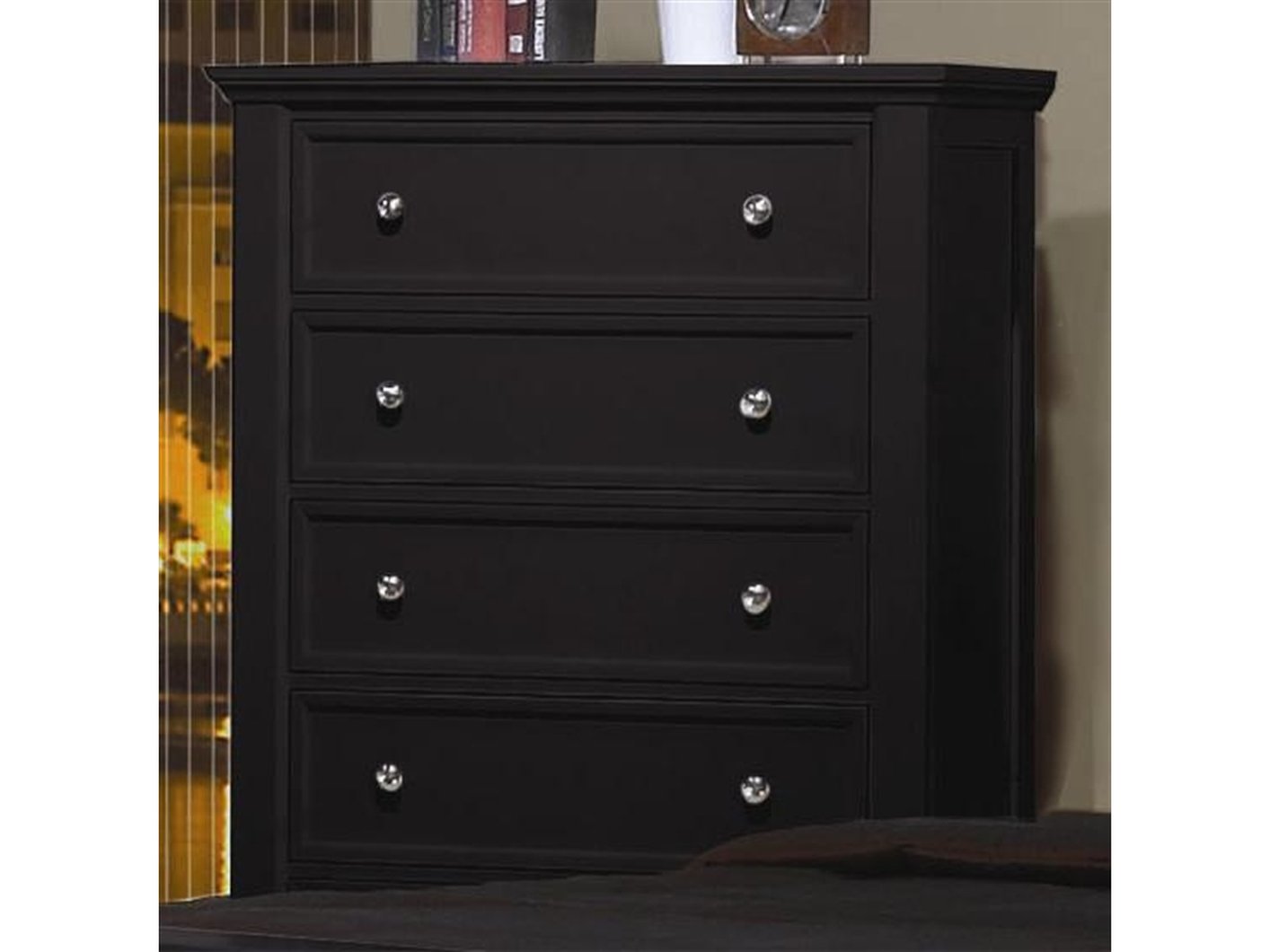 Chest of drawers black wooden chest of drawers KJSNHHG
