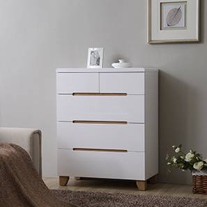 chest of drawers oslo chest of drawers with five drawers - urban ladder RFQQNCN