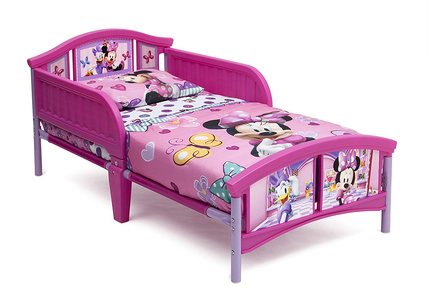 Children's bed amazon.com: Delta Children's Plastic Toddler Bed, Disney Minnie Mouse: Baby VPWWJLH