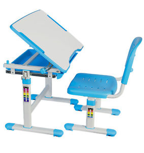 Children's desk Image is loading vivo-height-adjustable-children's desk-amp-chair-children's- JUWNHYU