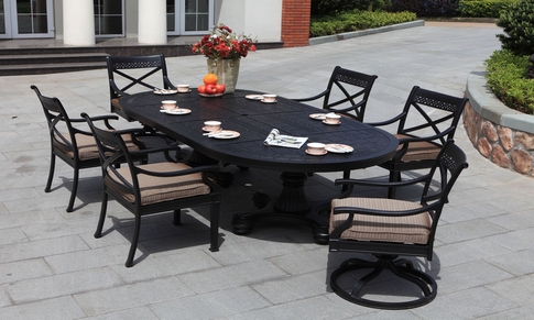 Cleaning and maintenance of cast aluminum garden furniture ZGOYYHB