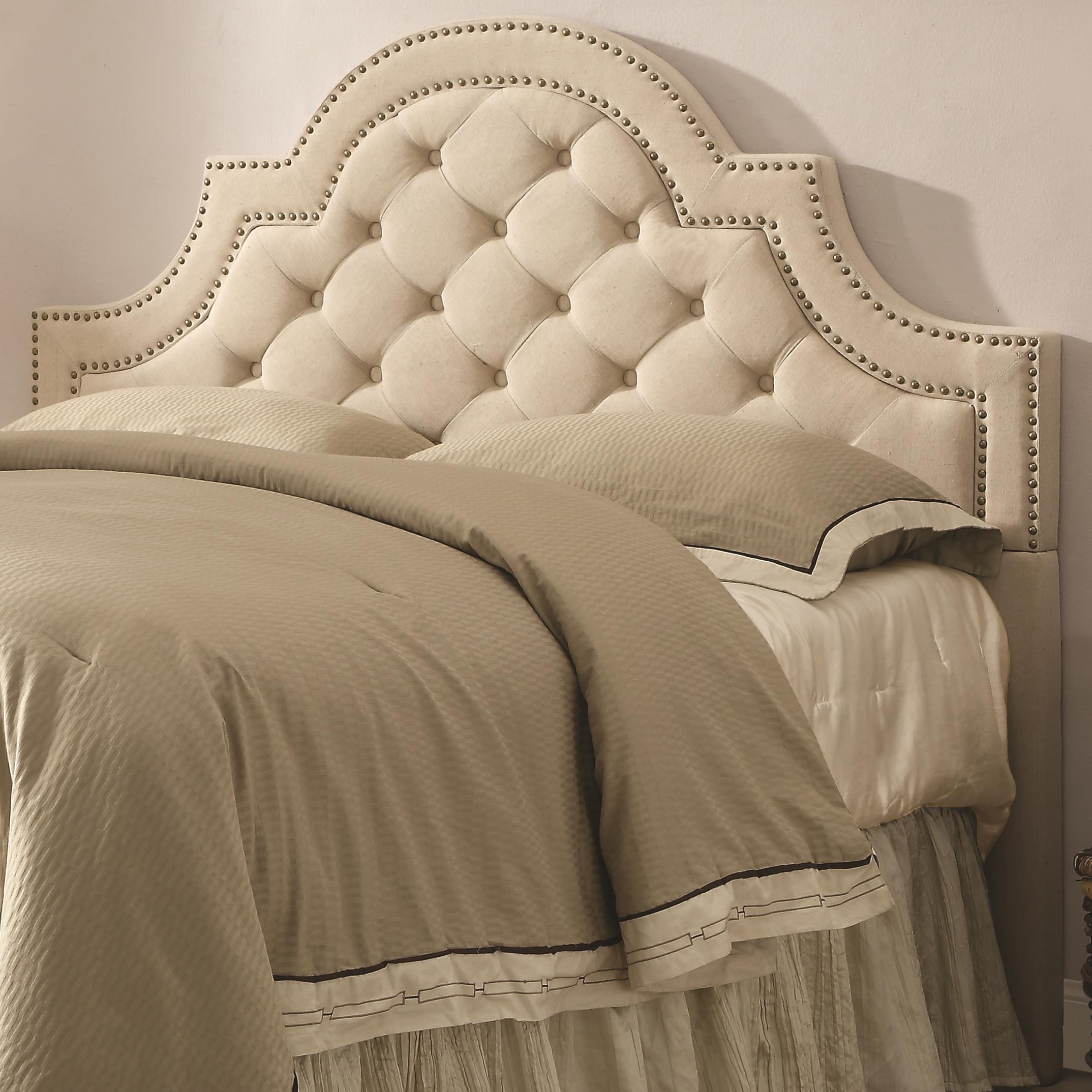Coaster upholstered bed queen / full Ojai upholstered headboard CTDDJXB