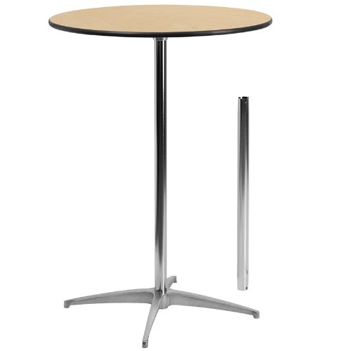 Cocktail tables amazon.com: Flash furniture 30u0027u0027 Round wooden cocktail table with 30u0027u0027 and SDQUVFO