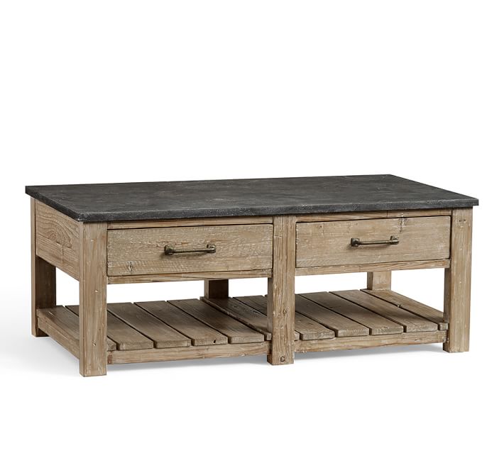 Coffee tables Parker coffee table made from reclaimed wood |  Pottery barn UZXDFWR