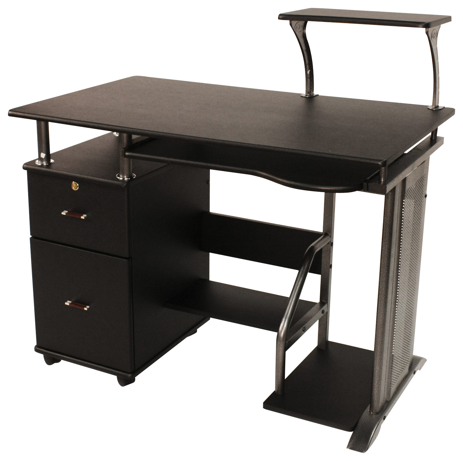 Comfort products incl. - rothmin computer desk - black - larger front FGLUYBA
