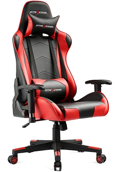 Computer chair Gtracing Gaming office chair Game Racing ergonomic backrest seat height adjustment TOPAGQN