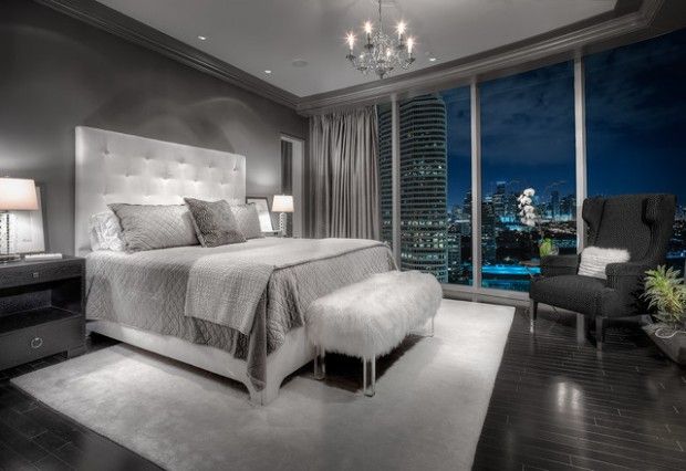 20 beautiful gray master bedroom design ideas |  Gray master.