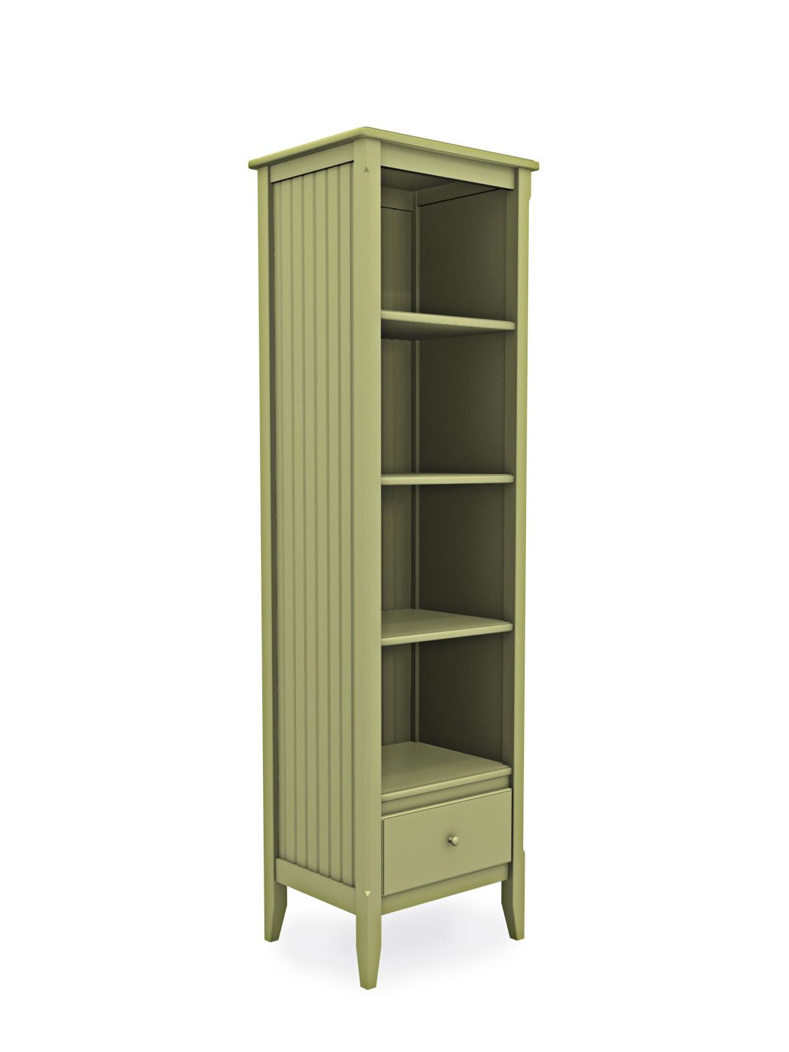 Cottage tall narrow bookcase with drawer |  Cottage home® YVZGQYE
