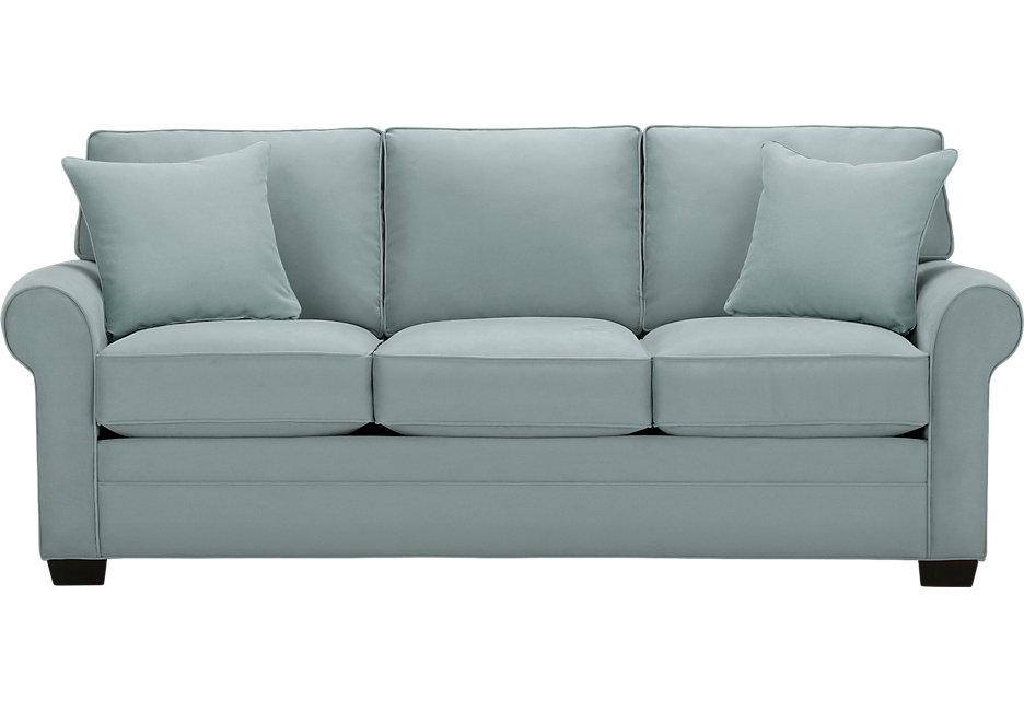 couch sofa cindy crawford home bellingham hydra sofa - sofas (blue) CRZGTIJ