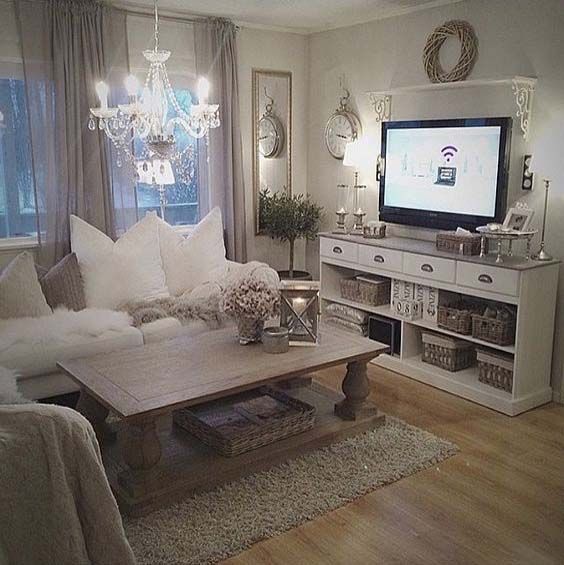 Sweet living room |  Villa Modren |  Rustic chic living room, chic.