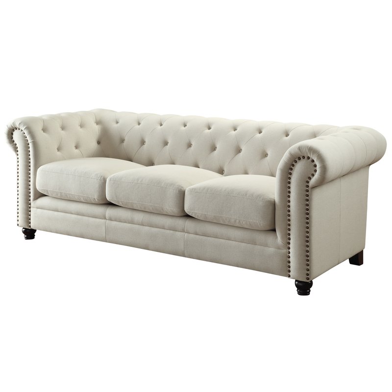 dalila upholstered Chesterfield sofa YKDVSFG