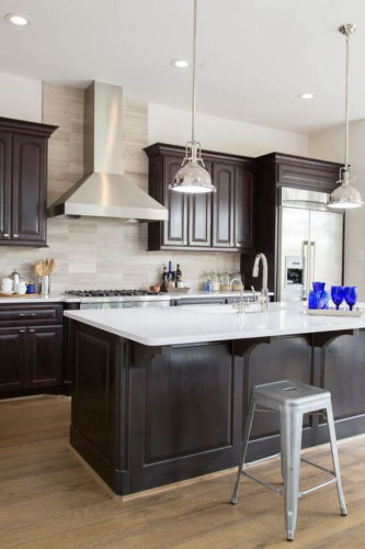 30 trendy ideas for dark kitchen cabinets |  Forever Builders San Die