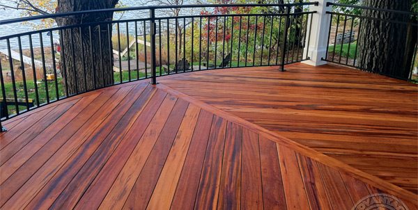 Deck ideas Tigerwood deck, tropical terrace advantage wood buffalo, ny YVEBSVM