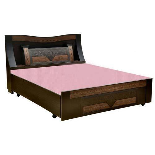 Designer wooden double bed LXLADAF