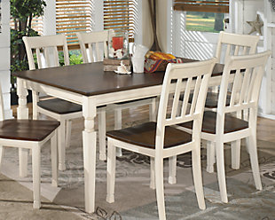 Dining tables and chairs ... large Whitesburg dining table,, Rollover GMRHRRX