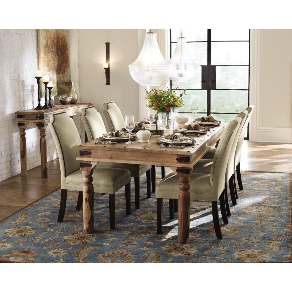 Dining Table Home Decorators Collection Fields Weathered Brown Dining Table-9690500820 - The Home TVFDLQG