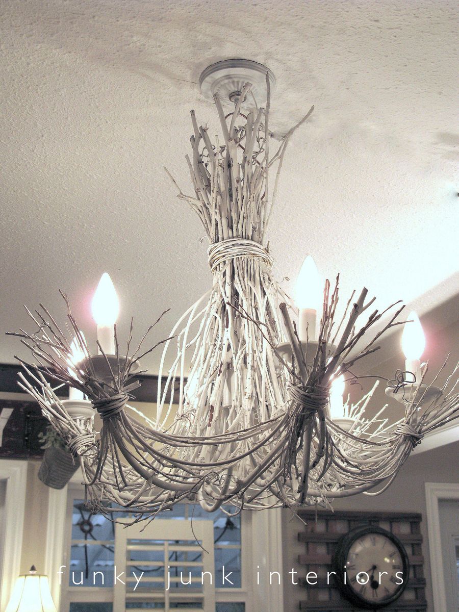 DIY chandelier DIY a branch chandelier DVUFWTW