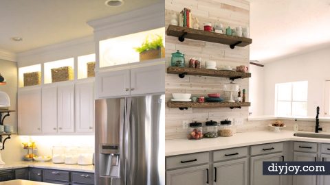 34 DIY kitchen cabinet idea