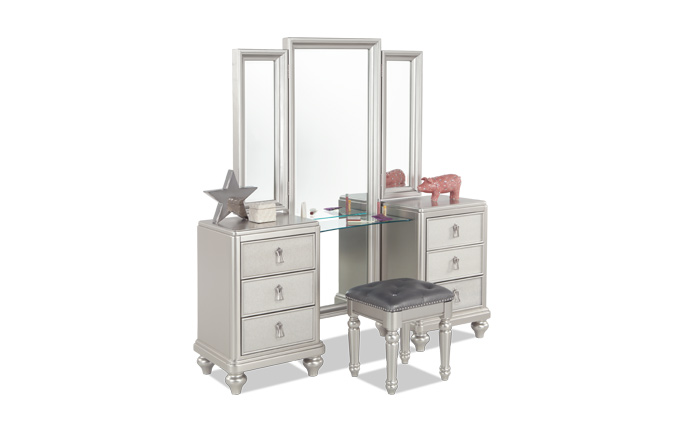 dresser with mirror diva dresser & stool HELVQVD