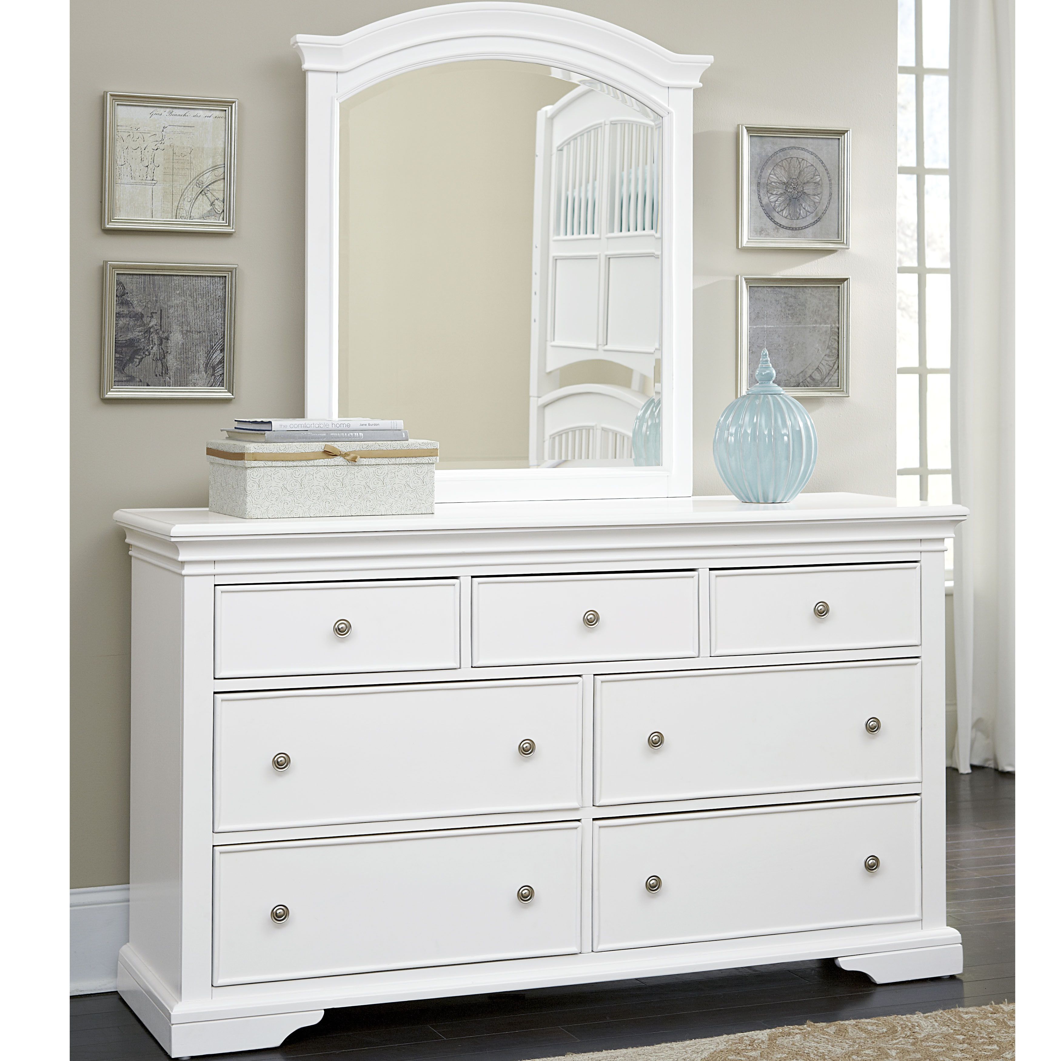 Dresser with mirror nicely mirrored white Dresser 7 with mirror pane SRQGLYA