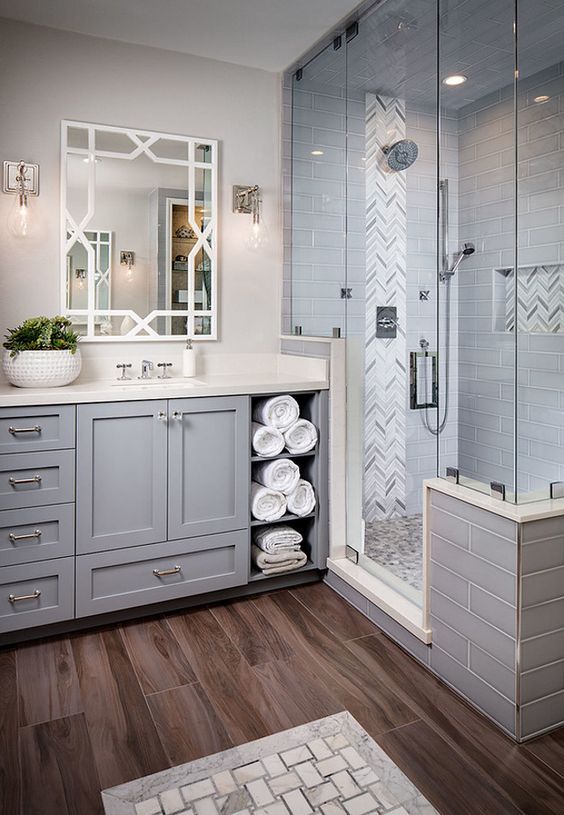 Wonderful elegant gray bathroom ideas |  Homesthetics - Inspirational.