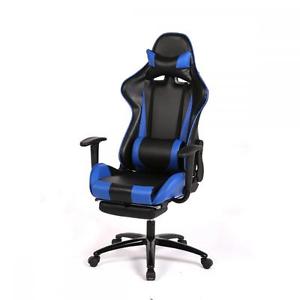 ergonomic chair image is loading blue-office-chair-high-back-computer-racing-gaming-YKKHELO