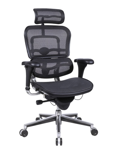 eurotech me7erg ergohuman Mesh ergonomic chair with headrest VVDNYEJ