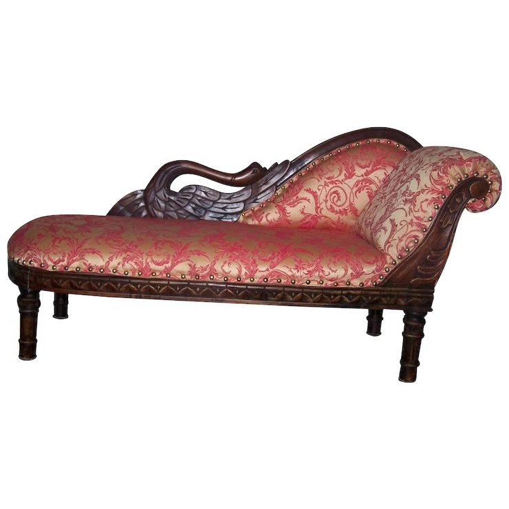 Fainting couch for bisque porcelain doll - Red Tag Sale item HMGKXIA