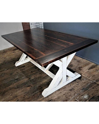 Farmhouse table Farmhouse table, wooden farmhouse table, box table, rustic country house decor, DQMJZBU