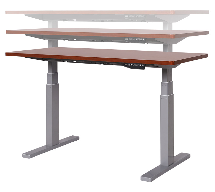 flexispot electrically height-adjustable desk enables simple sit-stand transitions with BEDYIGK