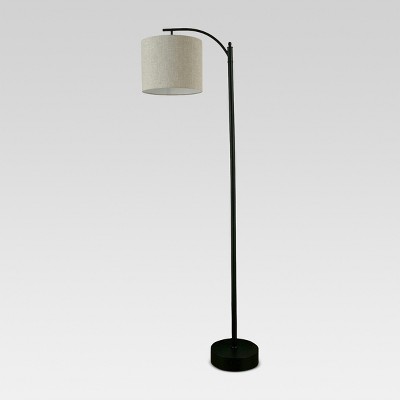 Floor lamps black downbridge floor lamp with light brown shade - Threshold ™ INHLSYW
