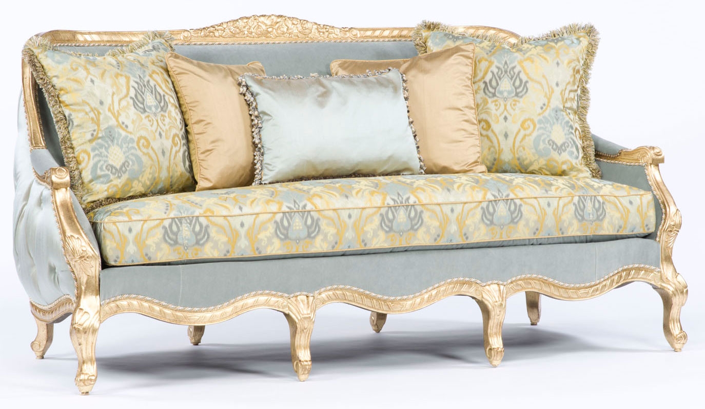 french furniture sofa, couch & loveseat sofa in french style.  tufted luxury furniture.  QTZGDNQ