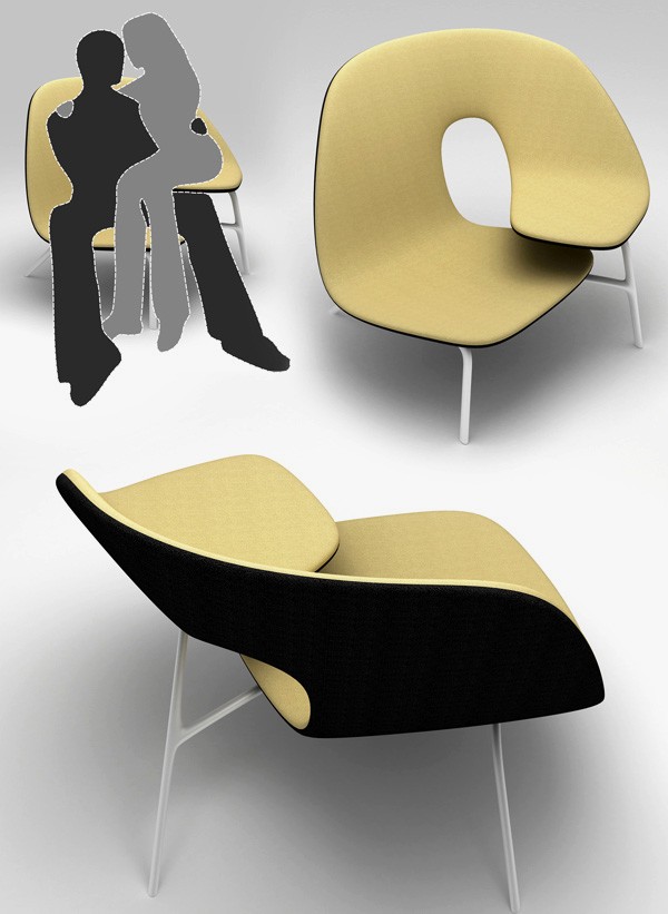 from: modern chair design for lovers - hug chair PESKOAV