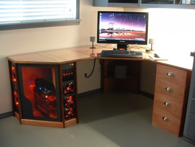 Gaming computer table (computer table for gaming PC # EZHBKBQ