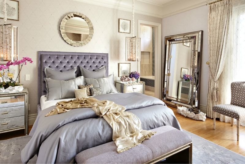 10 glamorous bedroom ideas |  Glam bedroom decor |  Dekohol