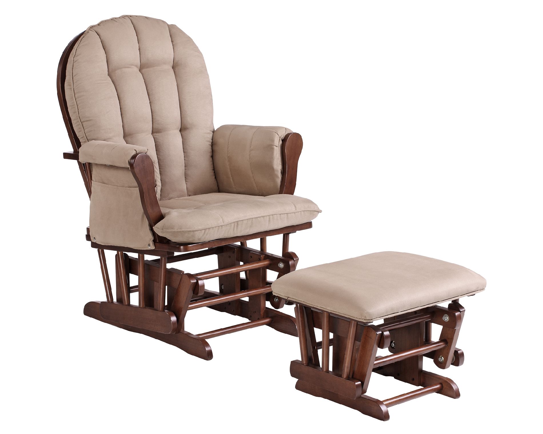 Glider Rocker Rocker and Ottoman: Comfort and Style from Sears BGSMLXY